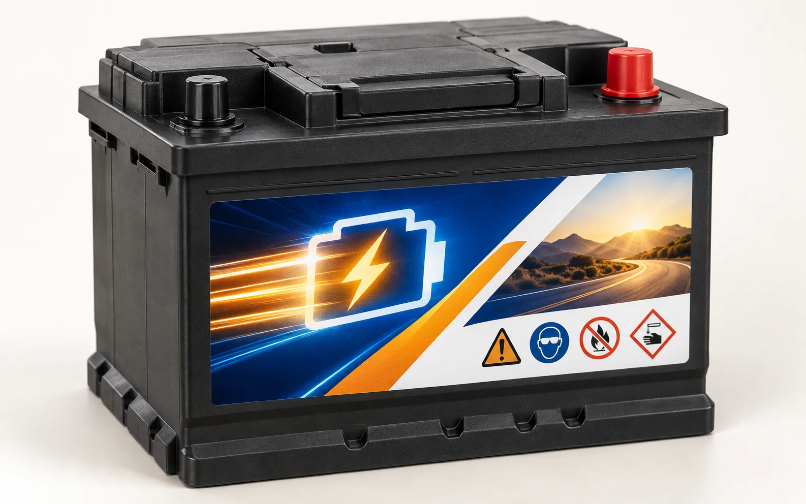 Иллюстрация применения: battery labels