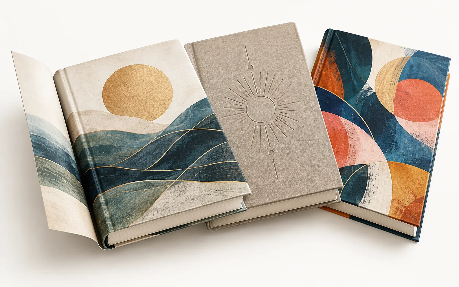 Иллюстрация применения: book covers and dust jackets