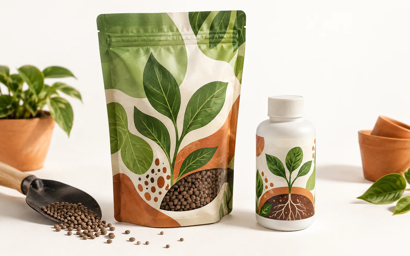 Иллюстрация применения: fertilizer labels