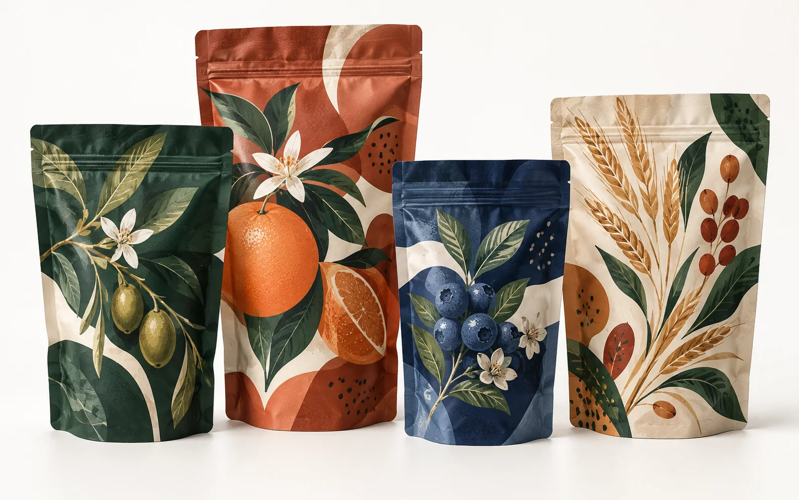 Иллюстрация применения: flexible pouches