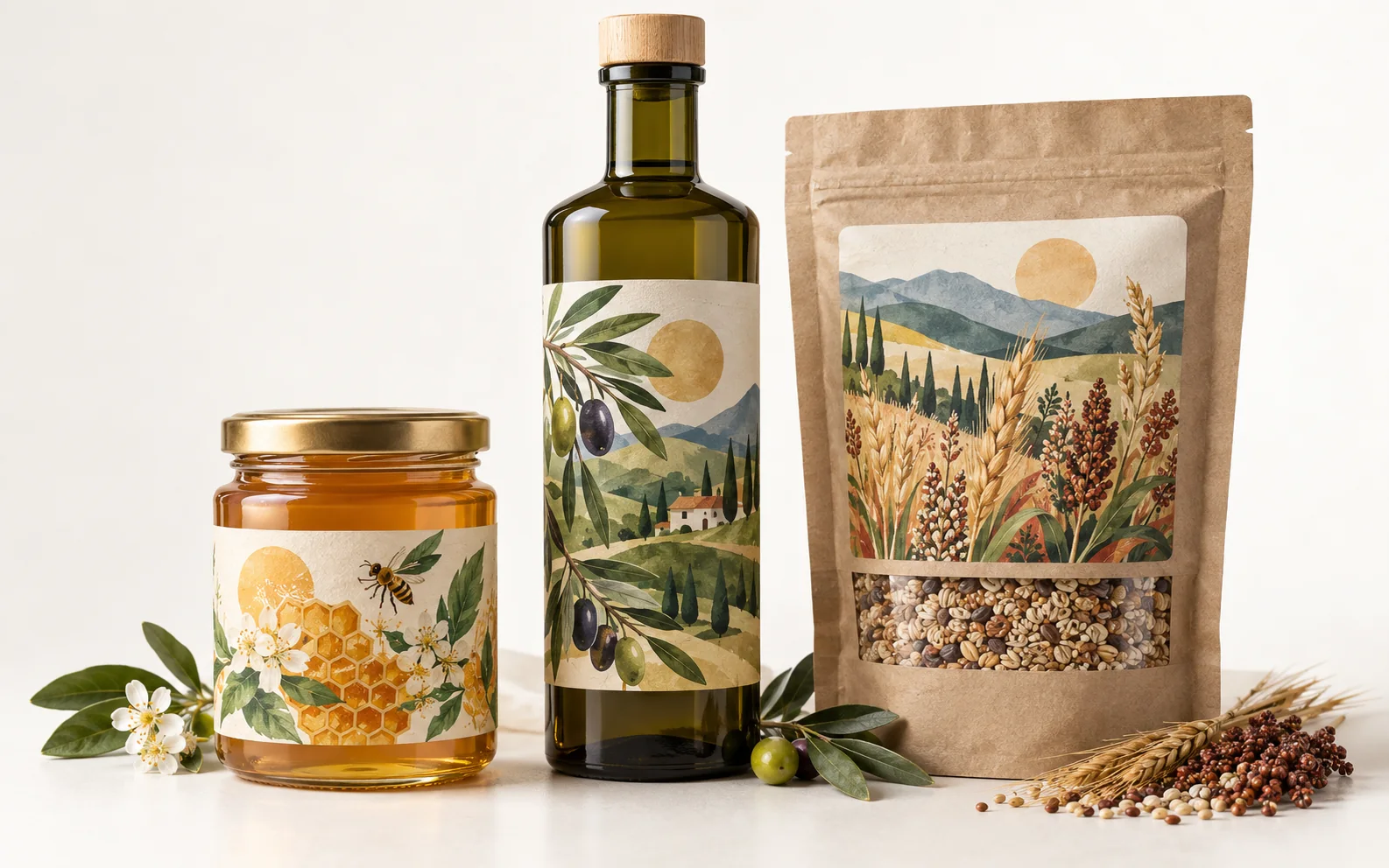 Иллюстрация применения: food labels