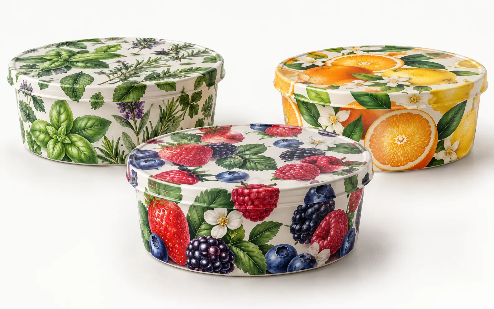 Иллюстрация применения: in mold labeled food containers