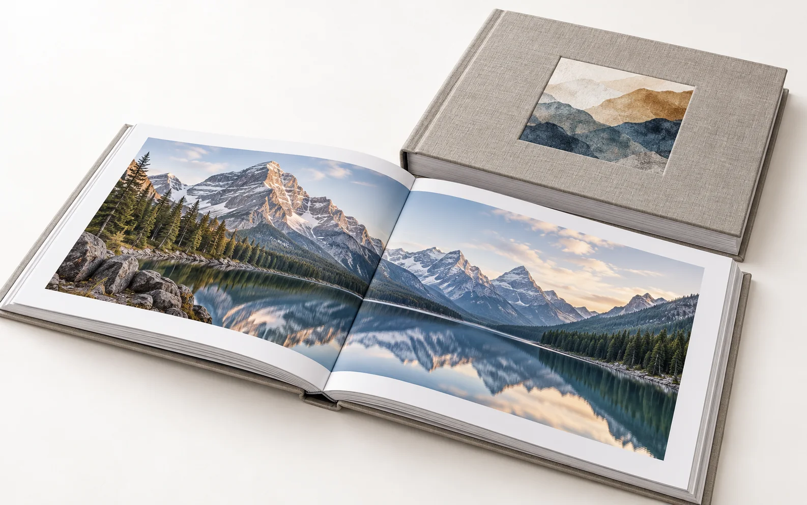 Иллюстрация применения: keepsake books and photo albums