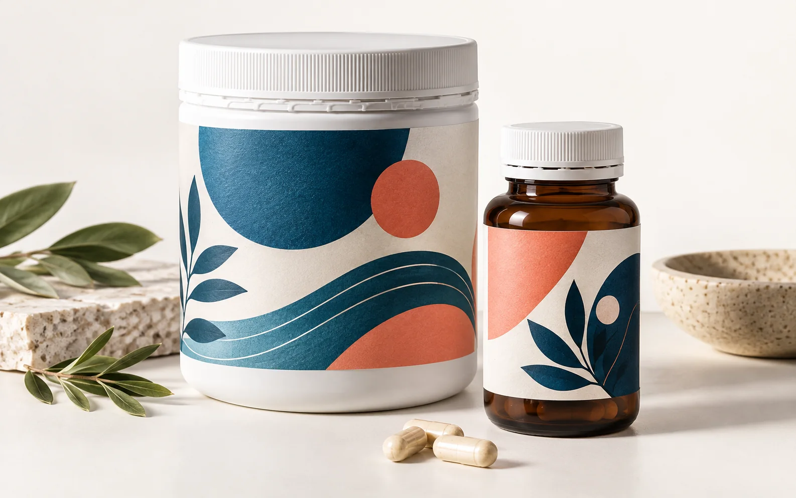 Иллюстрация применения: nutrition and supplement labels