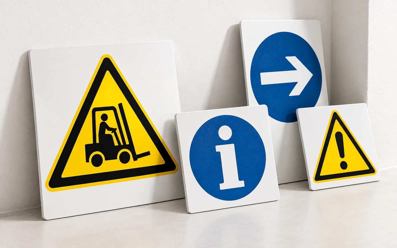 Иллюстрация применения: signage labels