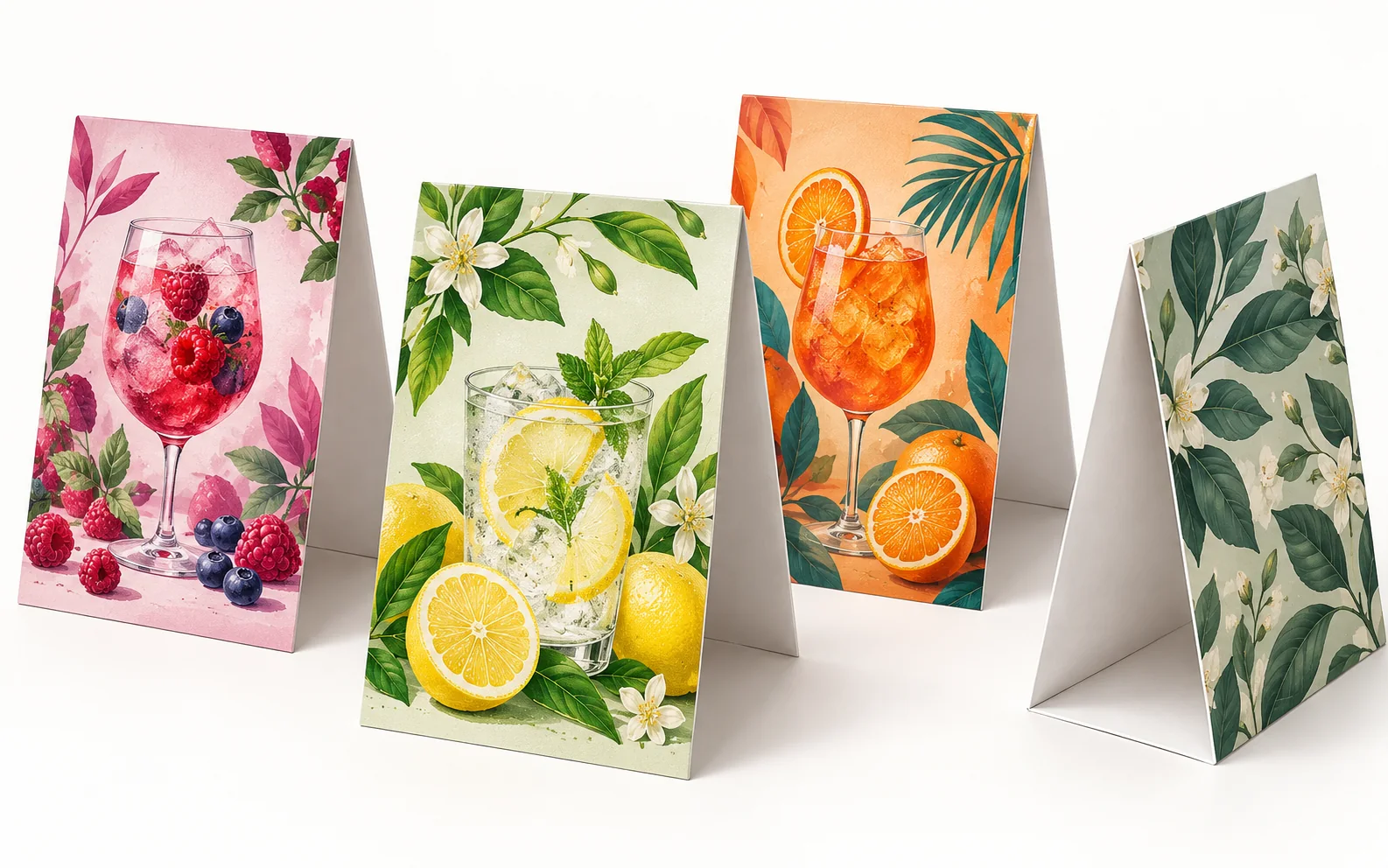 Иллюстрация применения: table tent cards