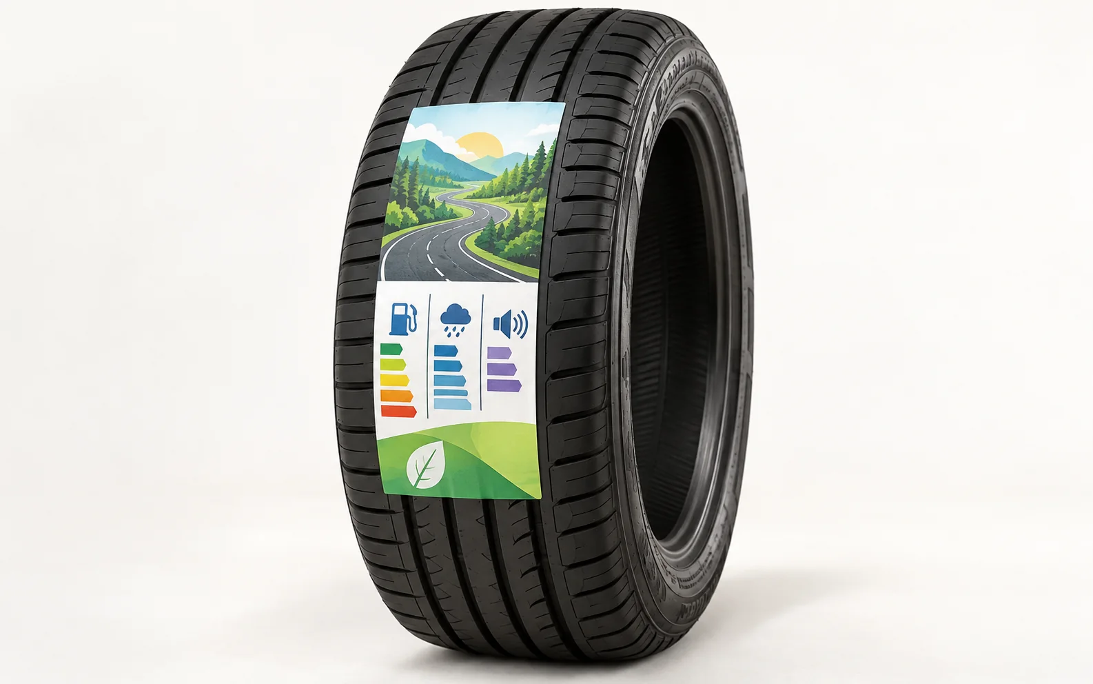 Иллюстрация применения: tire labels